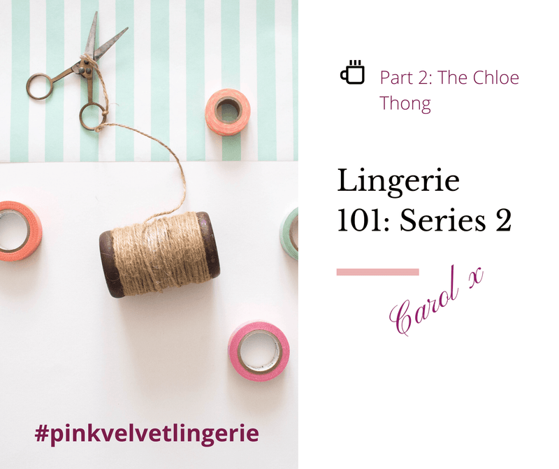 Lencería 101- Serie 2: La Tanga de Chloe