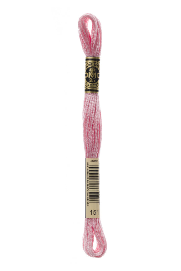 DMC: Mouliné Spécial: Hilo de bordar Tonos de rosa y morado: 100 % algodón, 8 m