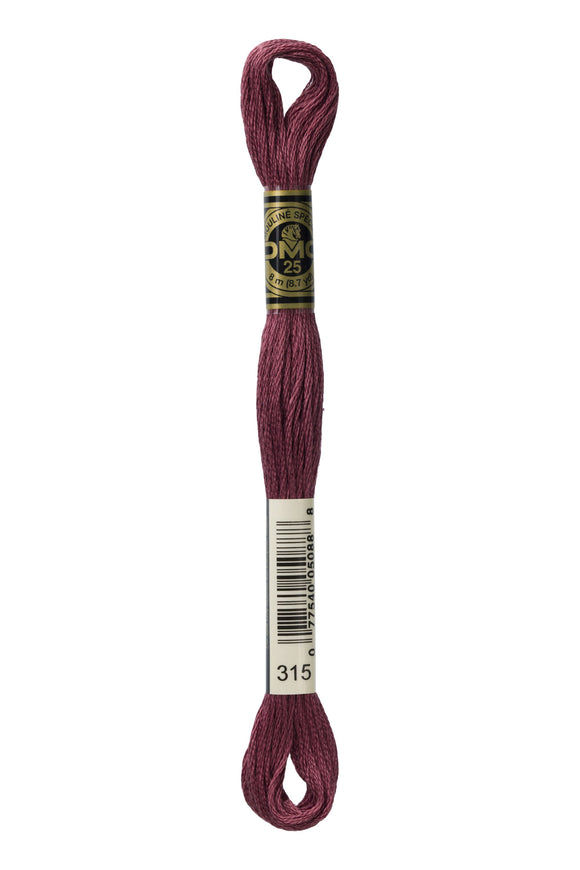 DMC: Mouliné Spécial: Hilo de bordar Tonos de rosa y morado: 100 % algodón, 8 m