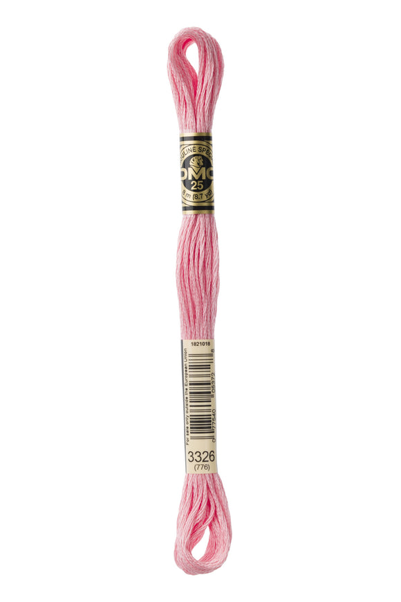 DMC: Mouliné Spécial: Hilo de bordar Tonos de rosa y morado: 100 % algodón, 8 m