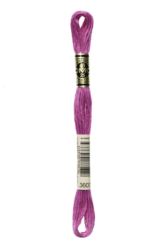 DMC: Mouliné Spécial: Hilo de bordar Tonos de rosa y morado: 100 % algodón, 8 m