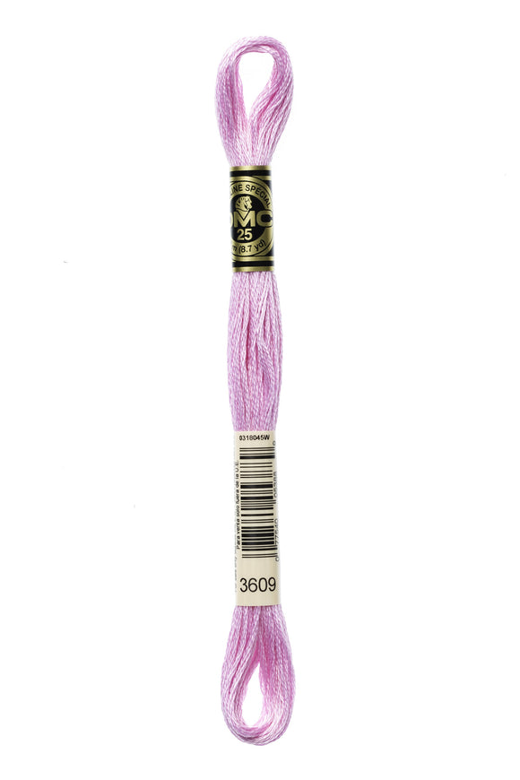 DMC: Mouliné Spécial: Hilo de bordar Tonos de rosa y morado: 100 % algodón, 8 m