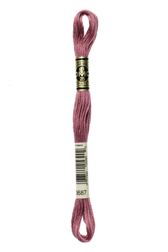 DMC: Mouliné Spécial: Hilo de bordar Tonos de rosa y morado: 100 % algodón, 8 m