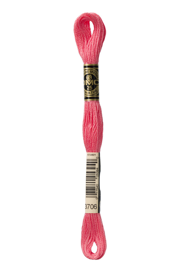 DMC: Mouliné Spécial: Hilo de bordar Tonos de rosa y morado: 100 % algodón, 8 m