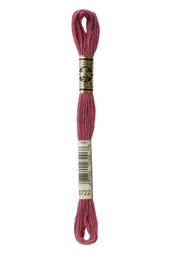 DMC: Mouliné Spécial: Hilo de bordar Tonos de rosa y morado: 100 % algodón, 8 m