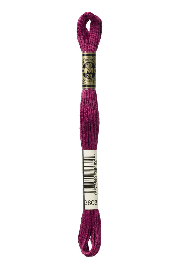 DMC: Mouliné Spécial: Hilo de bordar Tonos de rosa y morado: 100 % algodón, 8 m