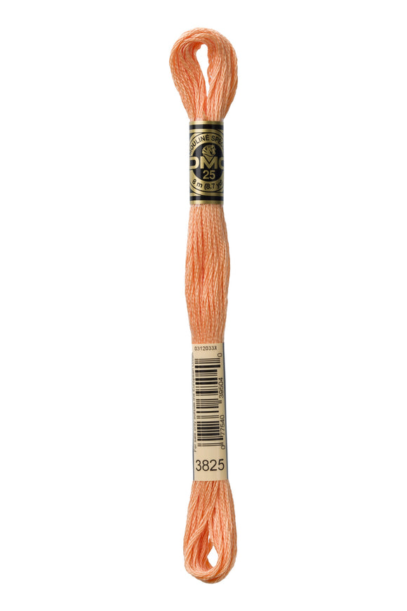 DMC: Mouliné Spécial: Hilo de bordar tonos naranja y amarillo: 100 % algodón, 8 m