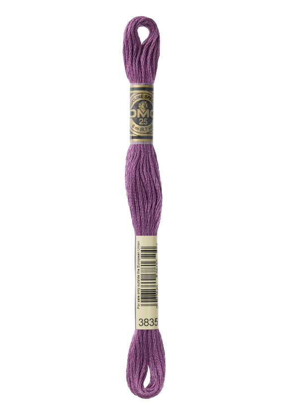 DMC: Mouliné Spécial: Hilo de bordar Tonos de rosa y morado: 100 % algodón, 8 m