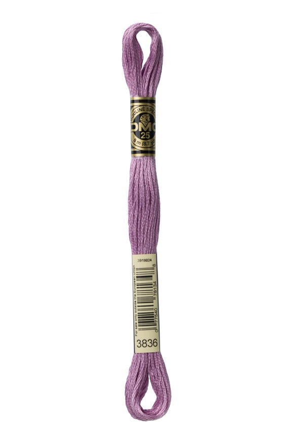DMC: Mouliné Spécial: Hilo de bordar Tonos de rosa y morado: 100 % algodón, 8 m