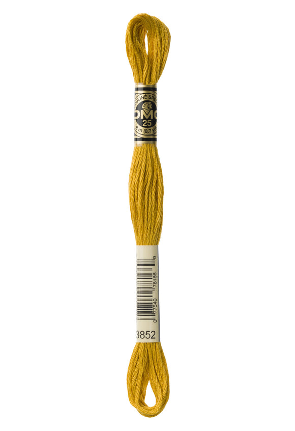 DMC: Mouliné Spécial: Hilo de bordar tonos naranja y amarillo: 100 % algodón, 8 m