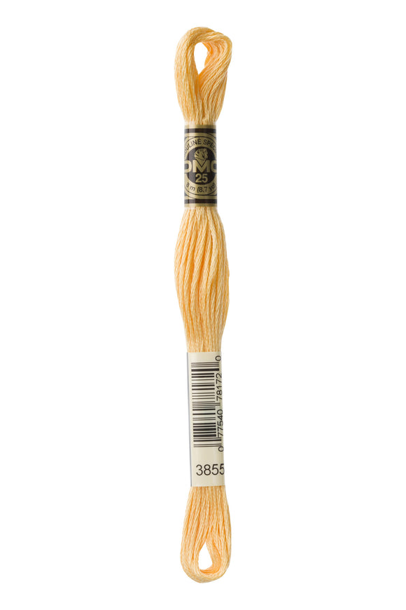 DMC: Mouliné Spécial: Hilo de bordar tonos naranja y amarillo: 100 % algodón, 8 m