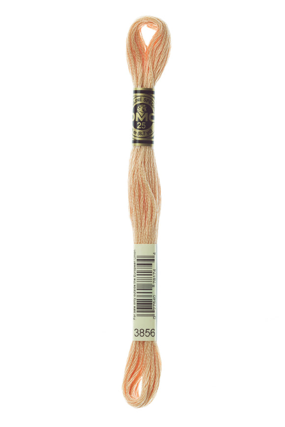 DMC: Mouliné Spécial: Hilo de bordar tonos naranja y amarillo: 100 % algodón, 8 m
