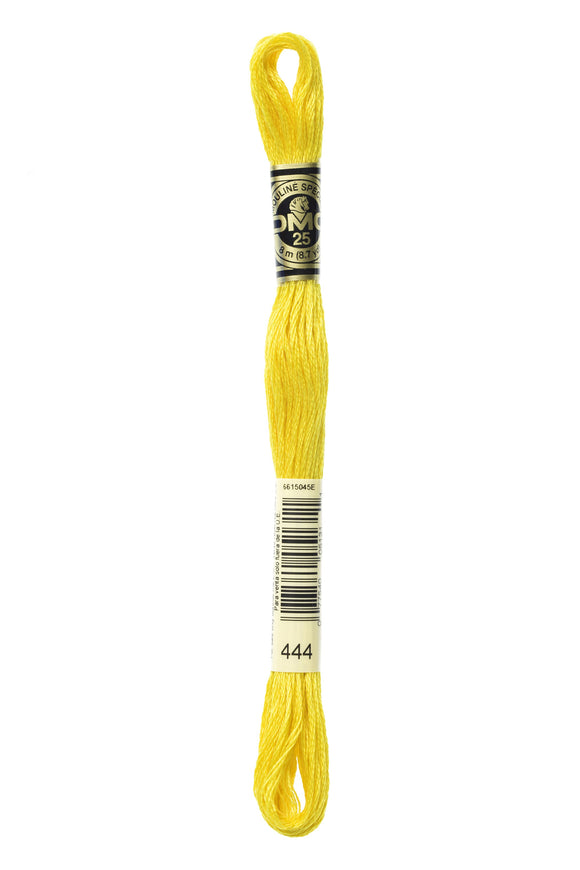 DMC: Mouliné Spécial: Hilo de bordar tonos naranja y amarillo: 100 % algodón, 8 m