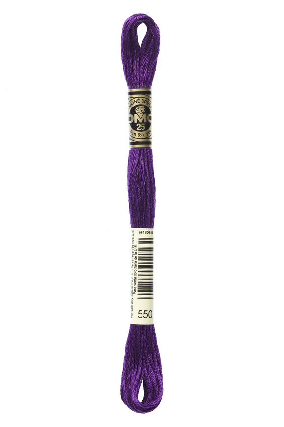 DMC: Mouliné Spécial: Hilo de bordar Tonos de rosa y morado: 100 % algodón, 8 m