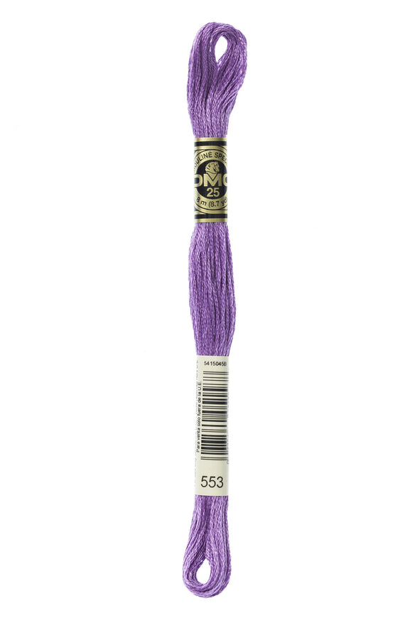 DMC: Mouliné Spécial: Hilo de bordar Tonos de rosa y morado: 100 % algodón, 8 m
