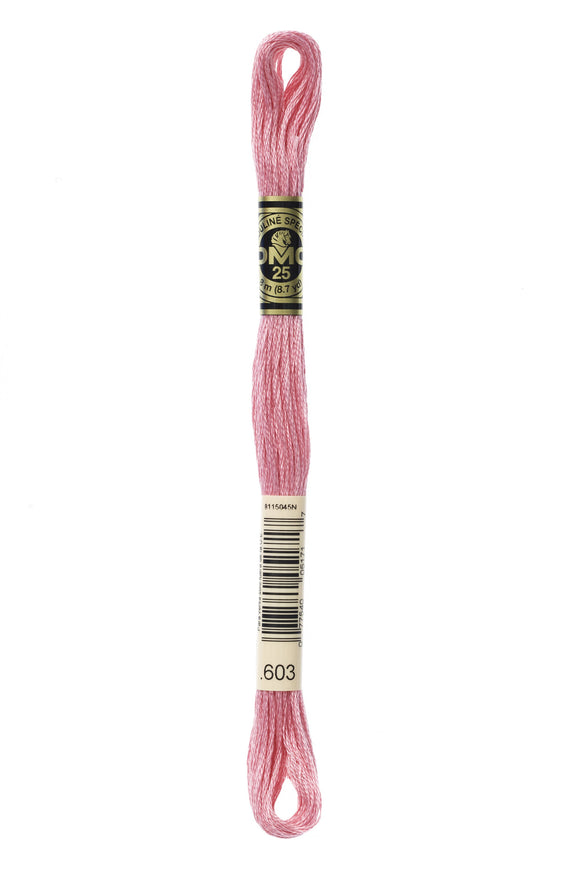 DMC: Mouliné Spécial: Hilo de bordar Tonos de rosa y morado: 100 % algodón, 8 m