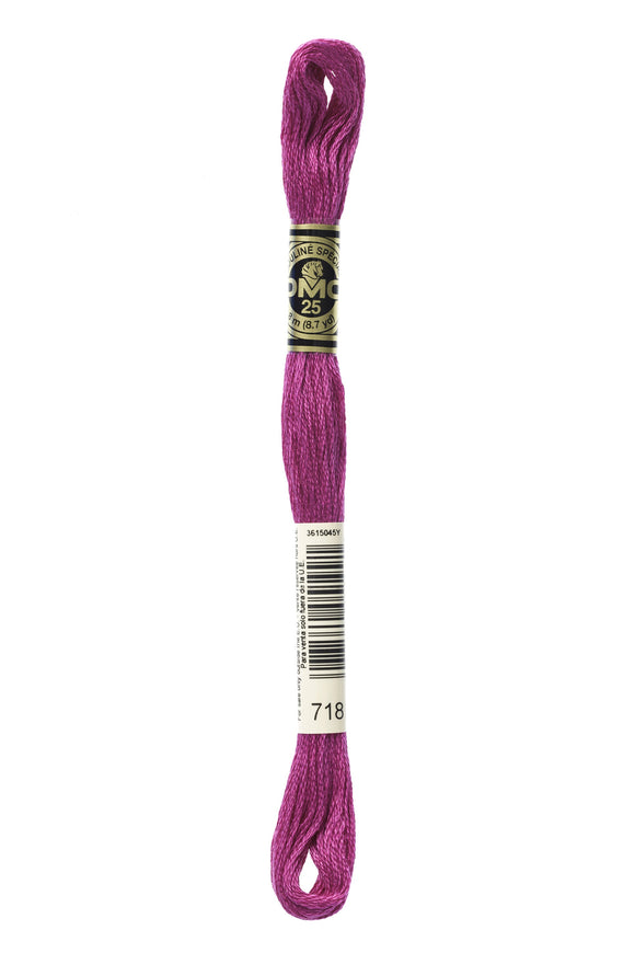 DMC: Mouliné Spécial: Hilo de bordar Tonos de rosa y morado: 100 % algodón, 8 m