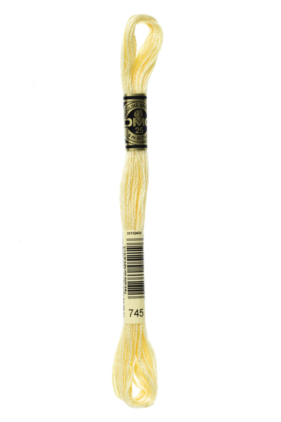 DMC: Mouliné Spécial: Hilo de bordar tonos naranja y amarillo: 100 % algodón, 8 m