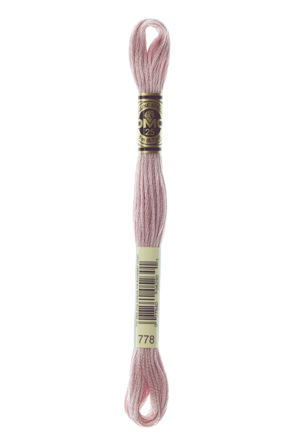 DMC: Mouliné Spécial: Hilo de bordar Tonos de rosa y morado: 100 % algodón, 8 m