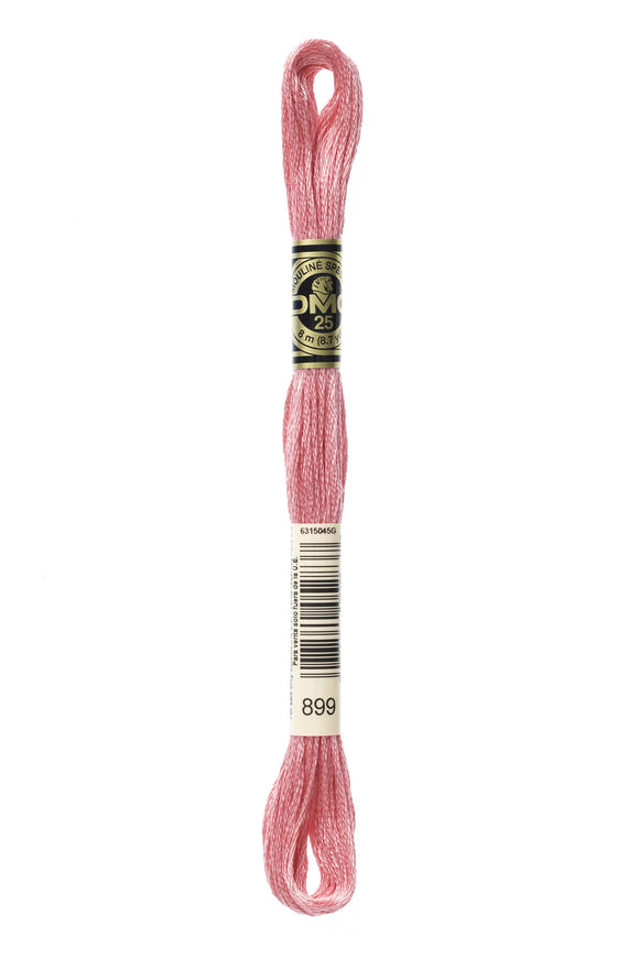 DMC: Mouliné Spécial: Hilo de bordar Tonos de rosa y morado: 100 % algodón, 8 m