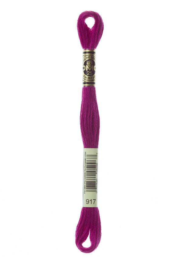 DMC: Mouliné Spécial: Hilo de bordar Tonos de rosa y morado: 100 % algodón, 8 m