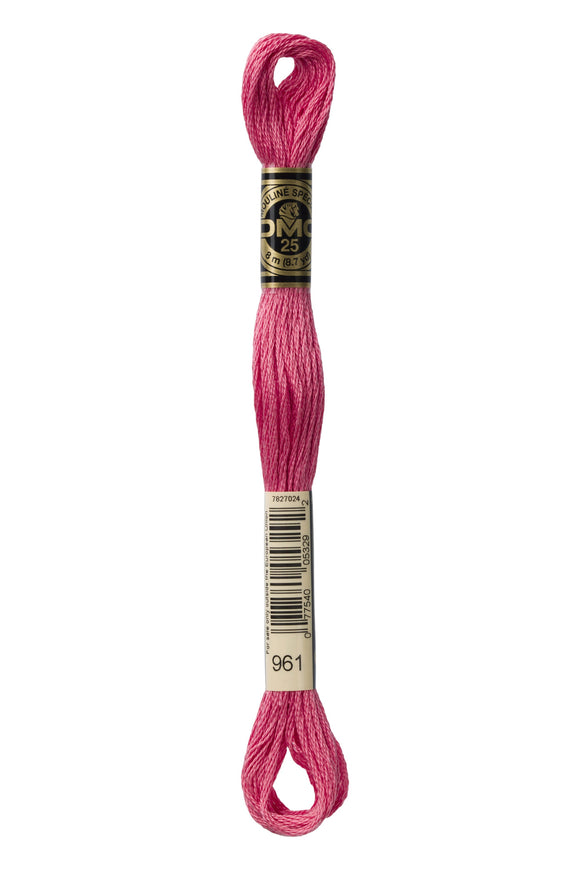 DMC: Mouliné Spécial: Hilo de bordar Tonos de rosa y morado: 100 % algodón, 8 m