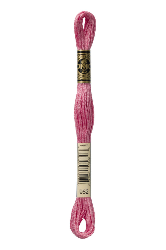 DMC: Mouliné Spécial: Hilo de bordar Tonos de rosa y morado: 100 % algodón, 8 m