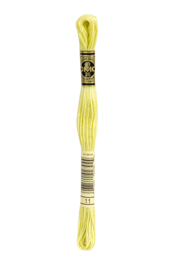 DMC: Mouliné Spécial: Hilo de bordar tonos naranja y amarillo: 100 % algodón, 8 m