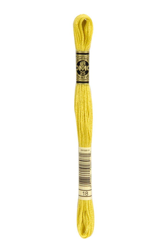DMC: Mouliné Spécial: Hilo de bordar tonos naranja y amarillo: 100 % algodón, 8 m