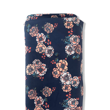 Comprar floral-azul-marino Bañador estampado Tejido elástico en 4 direcciones