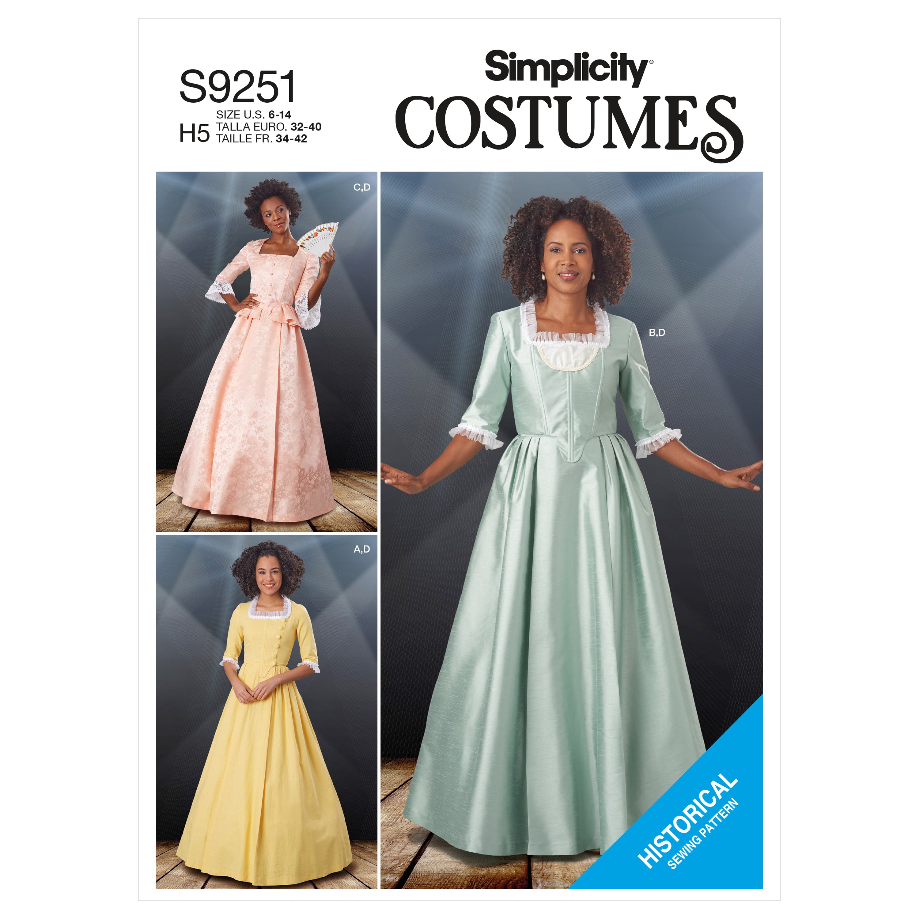 Simplicity Sewing Pattern S9251 Misses' Costumes - Sewing P