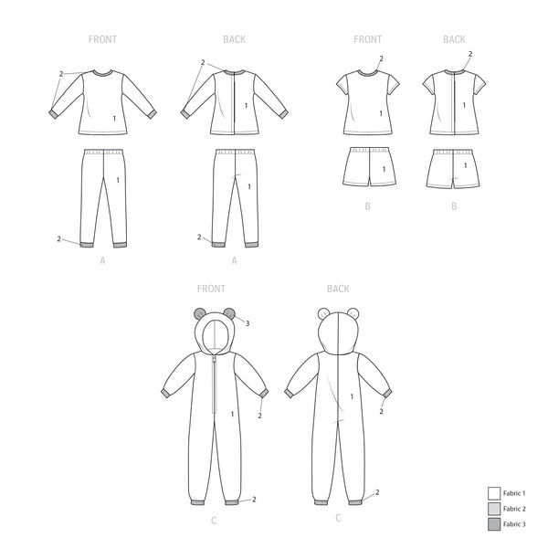 Simplicity Sewing Pattern S9425 Casual Doll Clothes