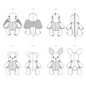 Simplicity Sewing Pattern S9441 13" Plushie Soft Toys