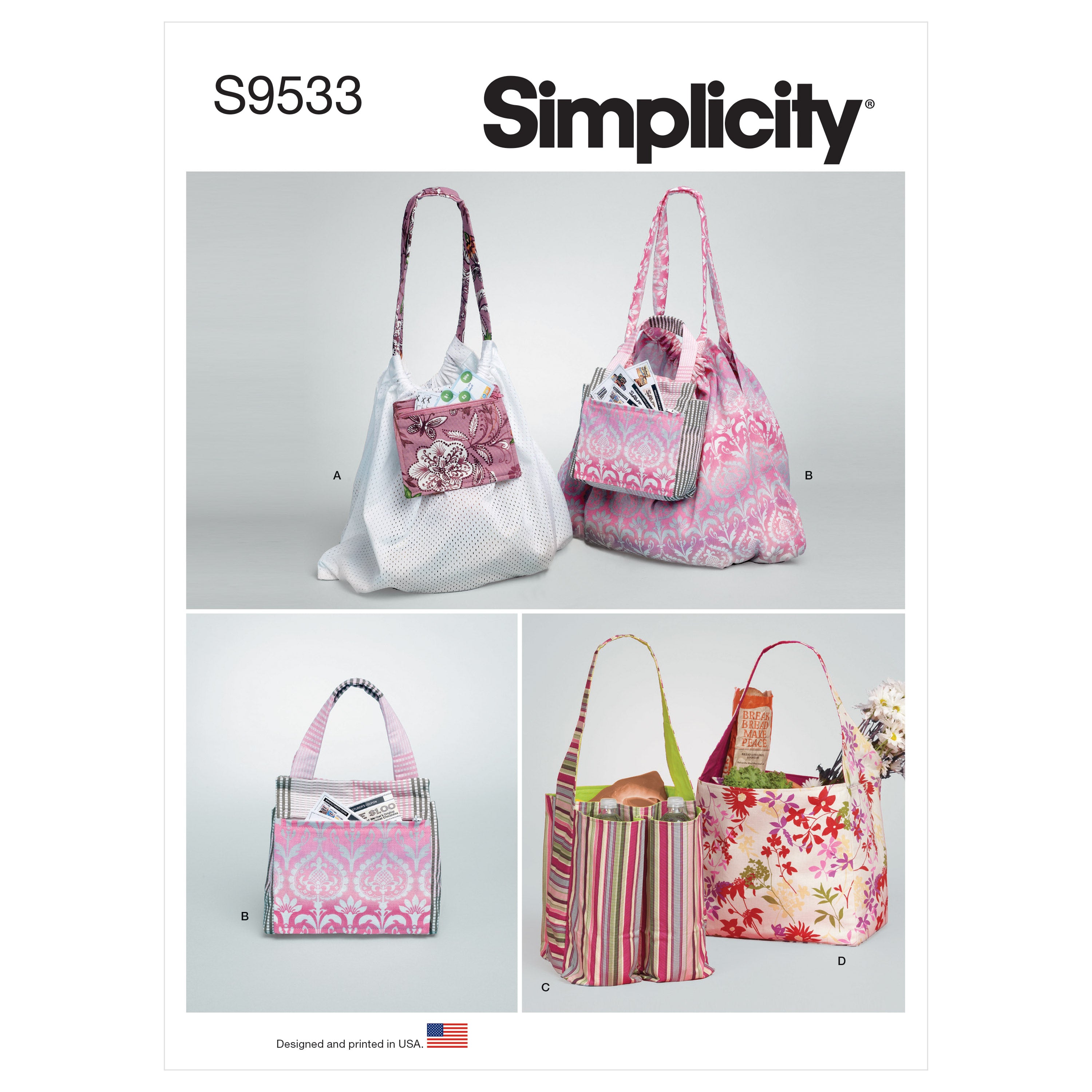 Simplicity tote bag discount pattern