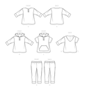 Simplicity Sewing Pattern S9652 TODDLERS' TOPS AND PANTS
