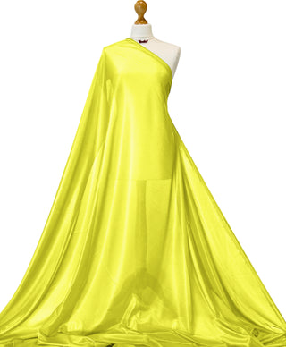 Buy yellow Charmeuse 2 Way Stretch Lining Fabric