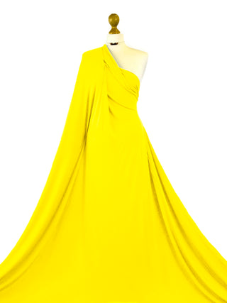 Buy yellow Viscose Jersey 4 Way Stretch Fabric