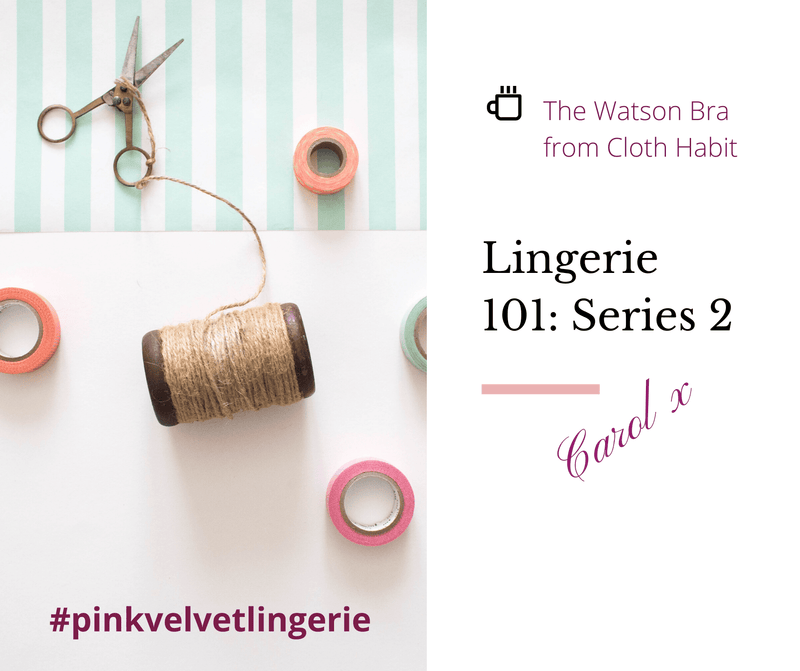 Lencería 101: Serie 2: El sujetador Watson
