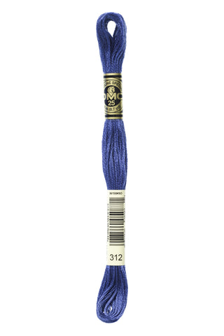 Comprar 312 DMC: Mouliné Spécial: Embroidery Thread: Shades of Blue: 100% Cotton, 8m