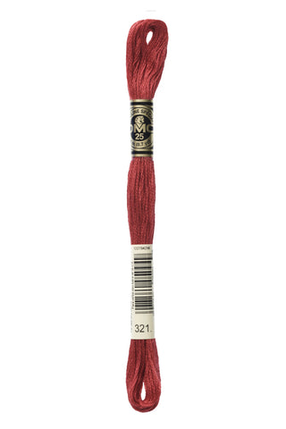 Comprar 321 DMC: Mouliné Spécial: Embroidery Thread: Shades Of Red: 100% Cotton, 8m