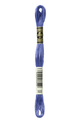 Buy 322 DMC: Mouliné Spécial: Embroidery Thread: Shades of Blue: 100% Cotton, 8m