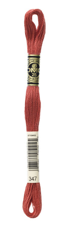 DMC: Mouliné Spécial: Embroidery Thread: Shades Of Red: 100% Cotton, 8m-15