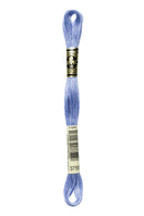 DMC: Mouliné Spécial: Embroidery Thread: Shades of Blue: 100% Cotton, 8m-49