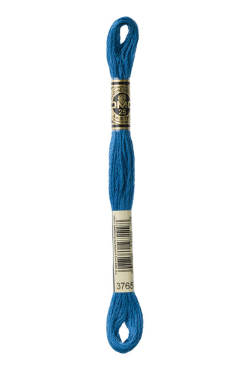 Buy 3765 DMC: Mouliné Spécial: Embroidery Thread: Shades of Blue: 100% Cotton, 8m