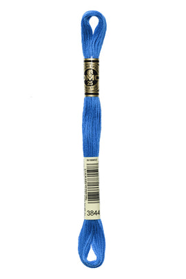 Buy 3844 DMC: Mouliné Spécial: Embroidery Thread: Shades of Blue: 100% Cotton, 8m