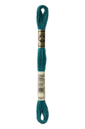 DMC: Mouliné Spécial: Embroidery Thread shades of green: 100% Cotton, 8m