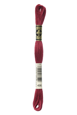 Comprar 498 DMC: Mouliné Spécial: Embroidery Thread: Shades Of Red: 100% Cotton, 8m