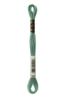 DMC: Mouliné Spécial: Embroidery Thread shades of green: 100% Cotton, 8m-44