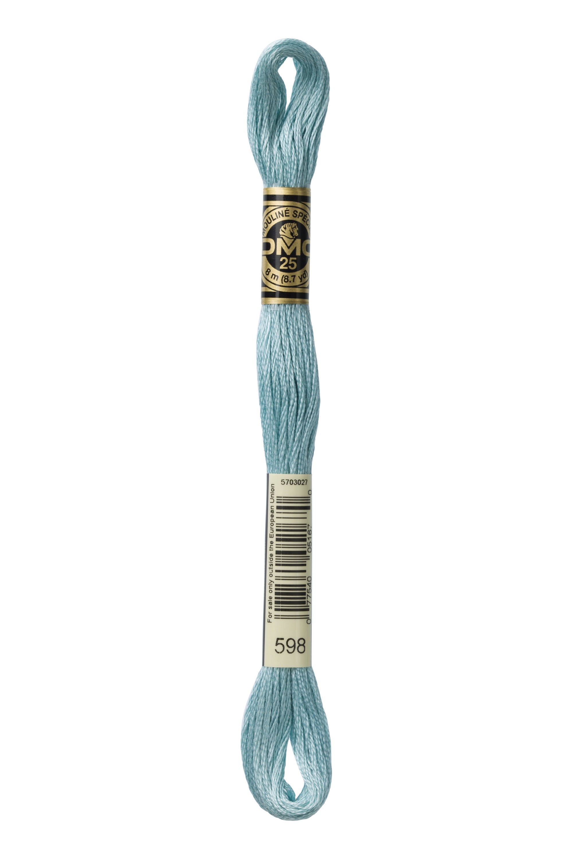 Buy 598 DMC: Mouliné Spécial: Embroidery Thread: Shades of Blue: 100% Cotton, 8m