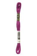 DMC: Mouliné Spécial: Embroidery Thread Shades of Pink and Purple: 100% Cotton, 8m